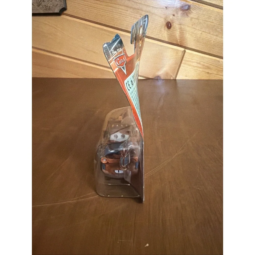 2010 Disney Pixar Cars Chase Mater #166 with Glow-In-The-Dark Lamp New ON CARD